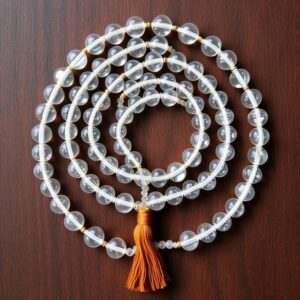 crystal tulsi mala